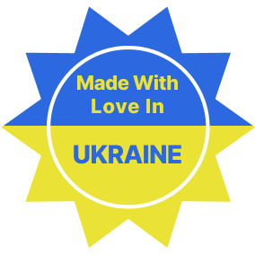 Made with love in Ukraine