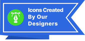 Icons created by our designers